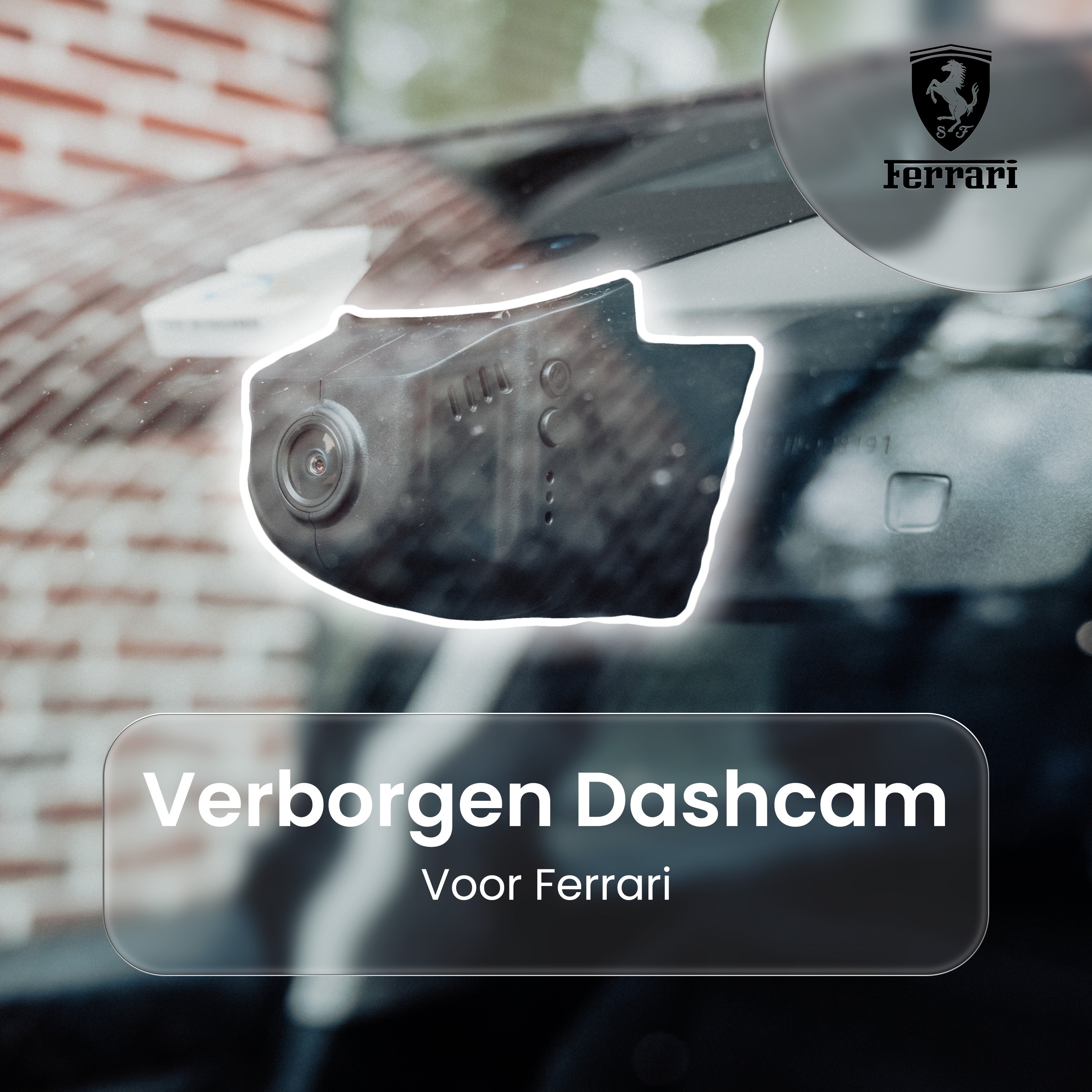 Ferrari Roma Verborgen Dashcam