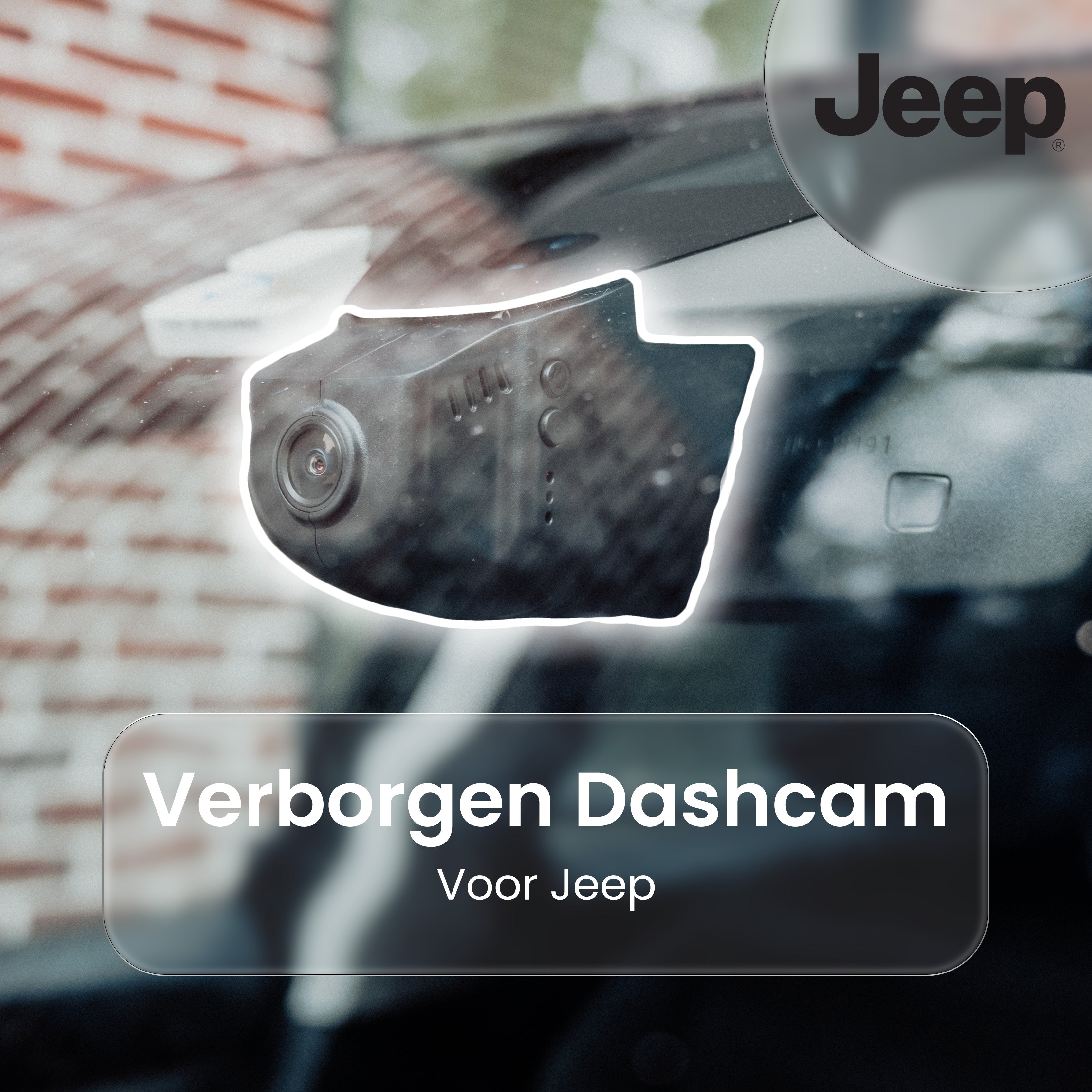 Jeep Gladiator Veborgen Dashcam
